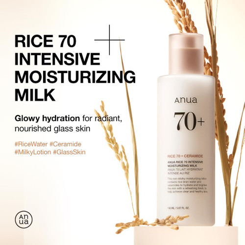 Anua Rice 70 Intensive Moisturizing Milk sukinnaturals sukinnaturals.com.au